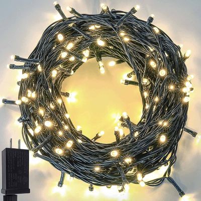 1000 Warm White LED Garland 240V Christmas Lights 60HZ With 2.8m Green Cable