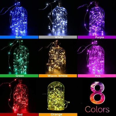 Battery Operated Copper Wire Fairy Lights for Bedroom Outdoor Wedding Mason Jar Dorm Decor DIY Costume